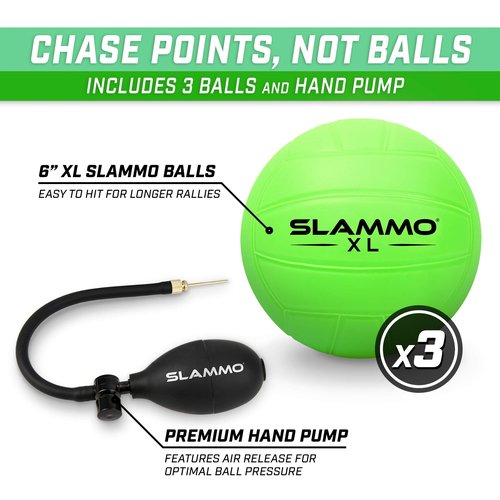 GoSports Slammo XL Game Set | Huge 48" Net | Great for Beginners, Younger Players or Group Play