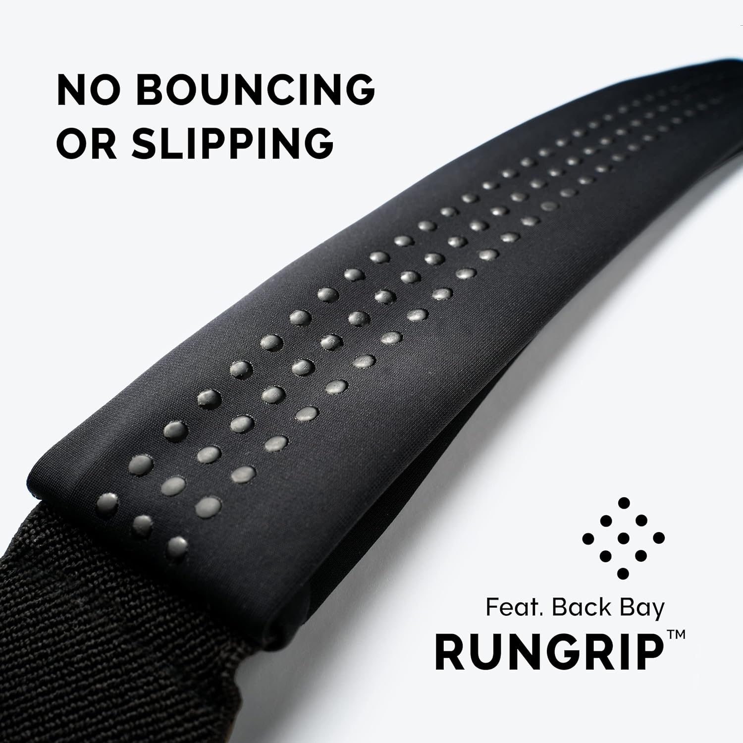 Back Bay Slim Running Belt - Fits All Phones | Versatile Fanny Pack for Runners & Workout Gear