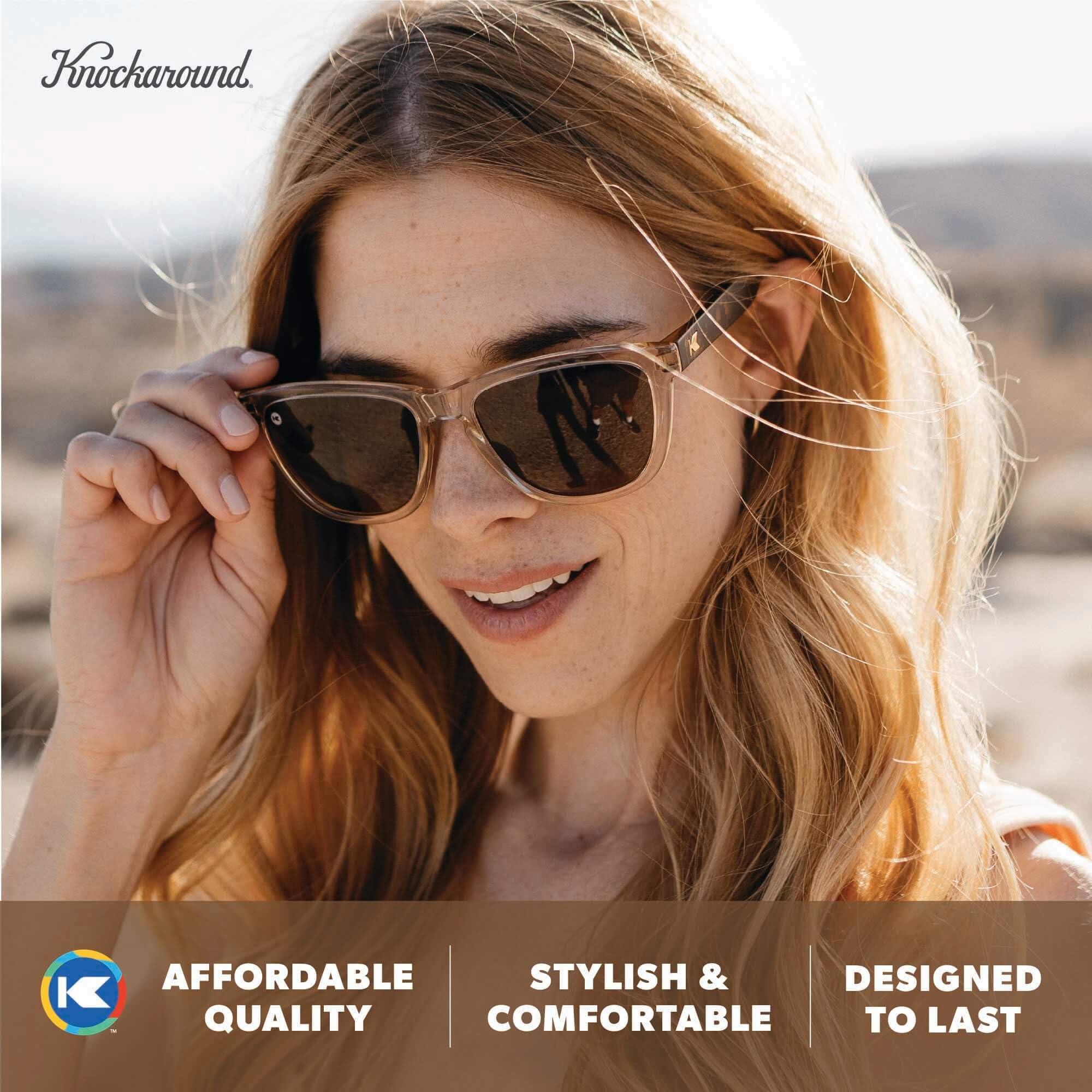 Knockaround Premiums Polarized Sunglasses for Men & Women - UV400 Protection