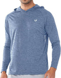 NORTHYARD Men's UPF 50+ Long Sleeve Hoodie - Quick Dry Sun Protection Rash Guard for Fishing & Beach