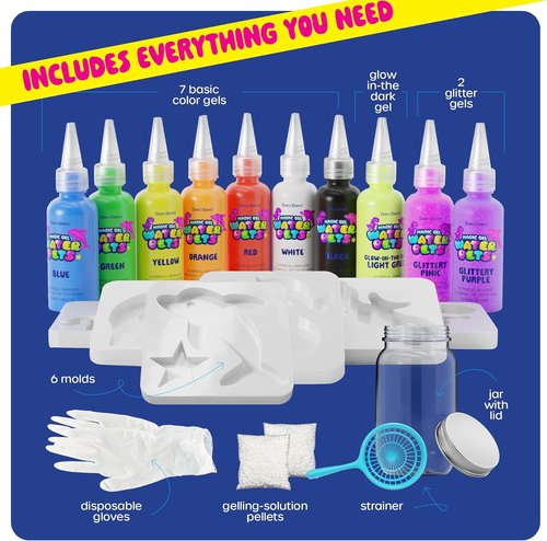 Dan&Darci Aqua Fairy Water Gel Kit - DIY Squishy Maker Set for Kids | Perfect Easter Gift
