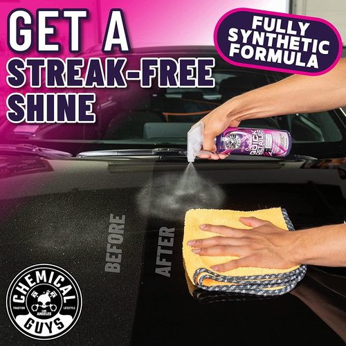 Chemical Guys Synthetic Quick Detailer - Extreme Slick Polymer for Cars & More | 16 fl oz (2 Pack)