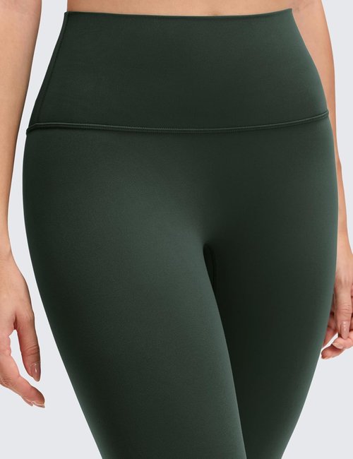 CRZ YOGA Yoga Leggings - Buttery Soft No Front Seam Design | High Waisted 25" for Ultimate Comfort