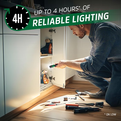 Energizer X-400 Pen Light Flashlight Rechargeable, Bright Penlight IPX4 Water-Resistant, Lightweight and Durable, Rechargeable Flashlight, USB Charging Cable Included
