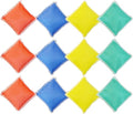 GSi Mini Bean Bags & Rainbow Play Parachute Set - 12 Pack for Kids' Physical Education & Games