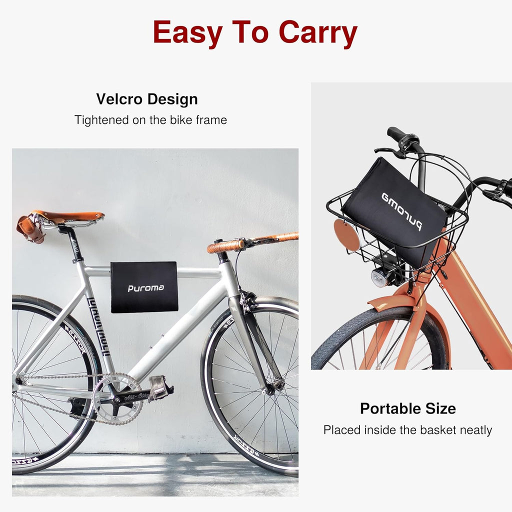 Puroma Bike Cover - Waterproof Outdoor Storage for 1-3 Bikes | UV & Dust Protection with Lock Hole