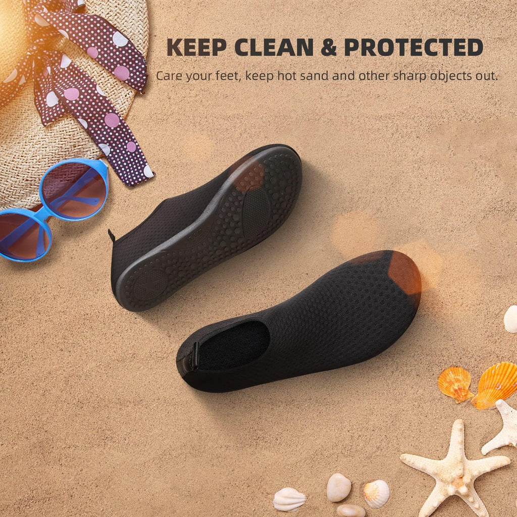 Skiennix Water Shoes - Quick-Dry Aqua Socks for Beach & Pool | Ideal for Adults & Youth