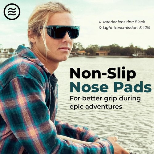 NEVEN Daywalkers Polarized Sunglasses - Sleek UV Protection with Side Shields | Stylish Shades for Men & Women