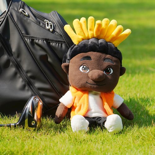 Craftsman Golf Funny and Cute Boy Doll Lucky Plush Golf Driver Cover Headcover Golfer Gift