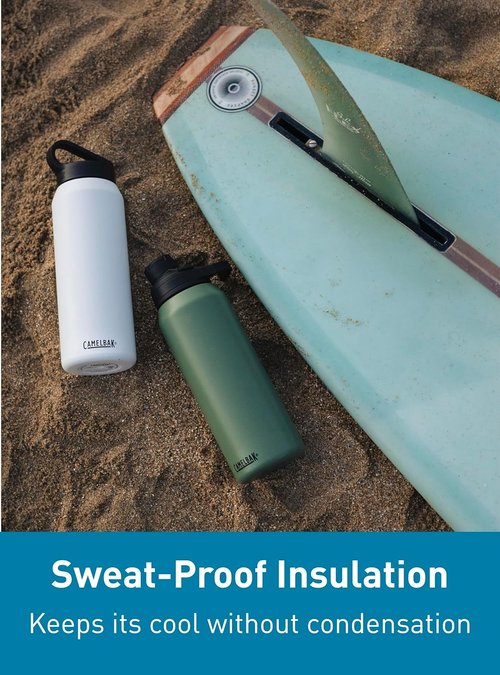 CamelBak Chute Mag Water Bottle - Vacuum Insulated Stainless Steel | 32 oz, Durable & Stylish