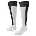 Sof Sole Over-the-Calf Team Socks, 2-Pack - White/Black Stirrup, X-Small to Large