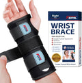 FEATOL Wrist Brace - Carpal Tunnel Night Support Splint for Pain Relief | Medium/Large Right Hand