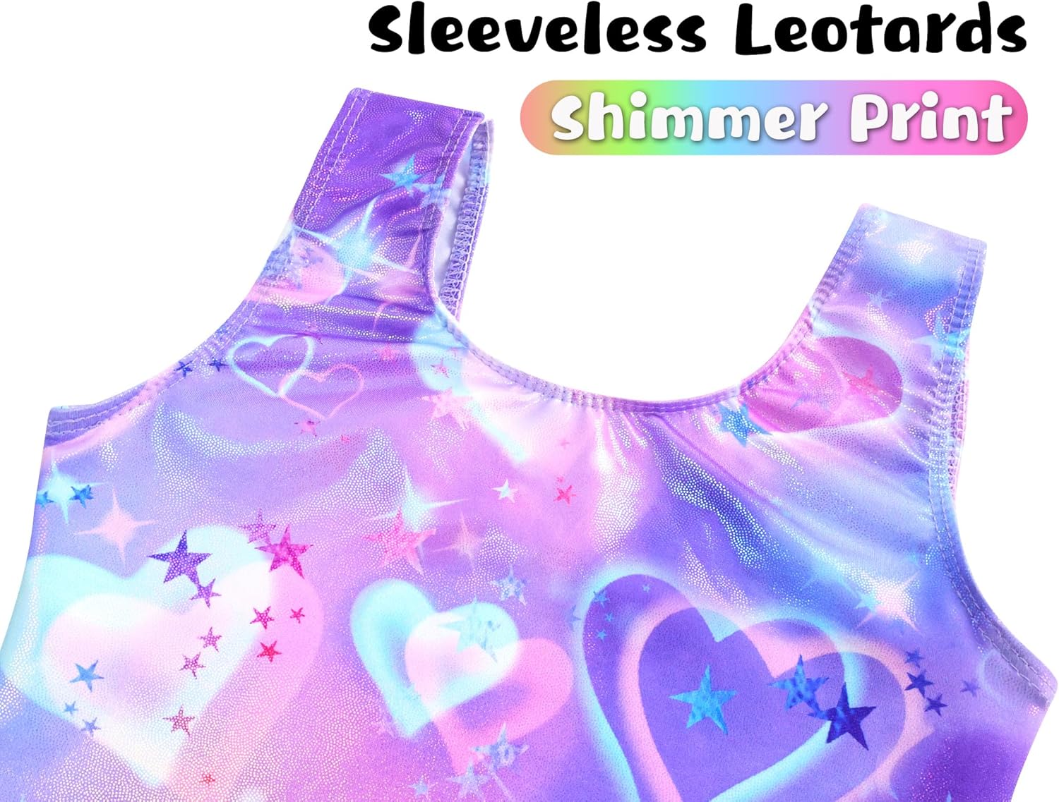 Skiennix Girls Ballet Leotard - Sparkle Sleeveless Dance Dress for Toddlers | Ballerina Gymnastics Outfit