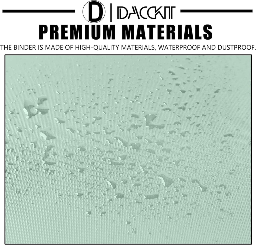 Premium Card Binder - 12 Pocket Design for 1200 Cards | 3X4 Ringless with Sleeves in Asakusa Green