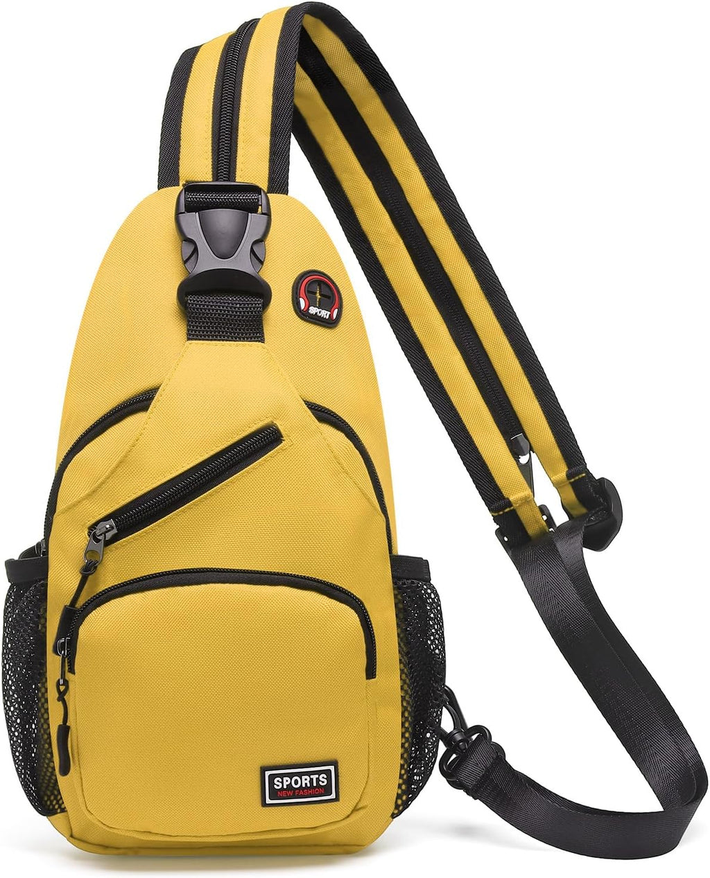 Skiennix Convertible Sling Bag - Lightweight Crossbody Backpack for 7.9" Tablets | Yellow