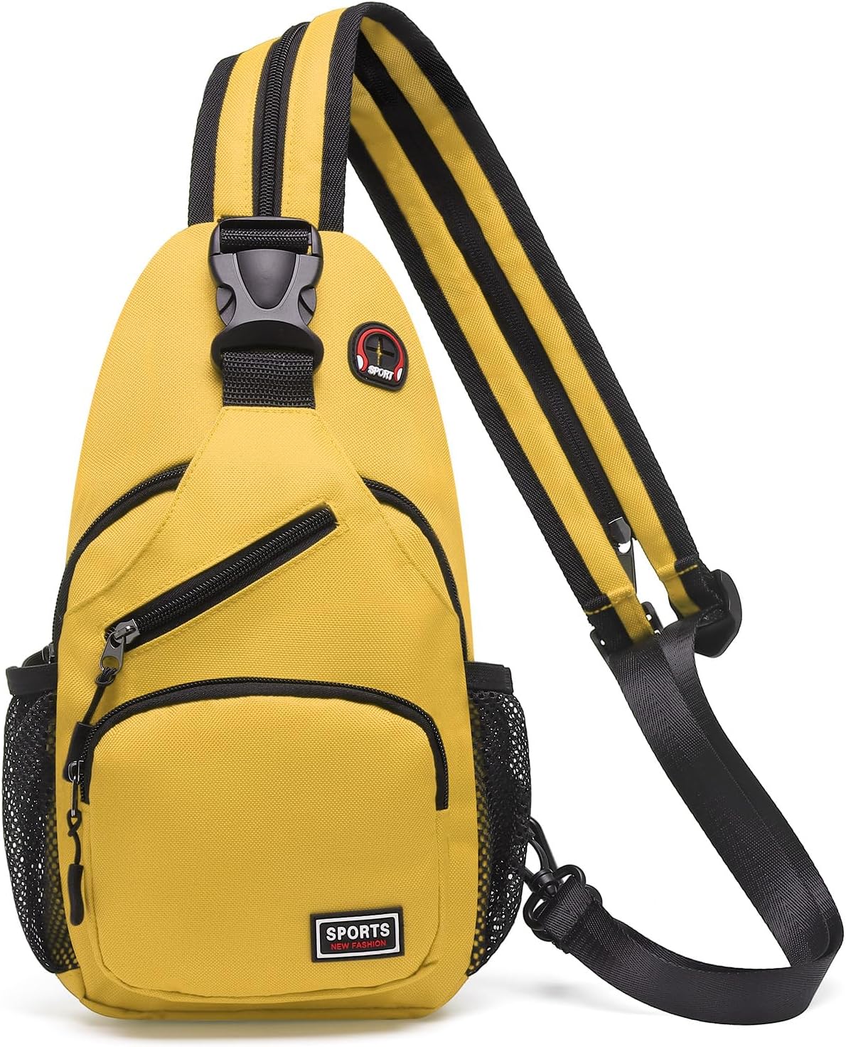 Skiennix Convertible Sling Bag - Lightweight Crossbody Backpack for 7.9" Tablets | Yellow