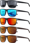 Skiennix Polarized Sunglasses - Classic UV Protection for Men & Women | 5-Pack for Fishing, Driving, Golf