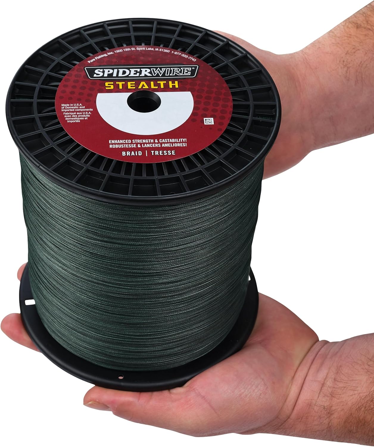 SpiderWire Stealth Braid Fishing Line - Ultra-Strong, Low-Visibility Design | 150 Yards, Green