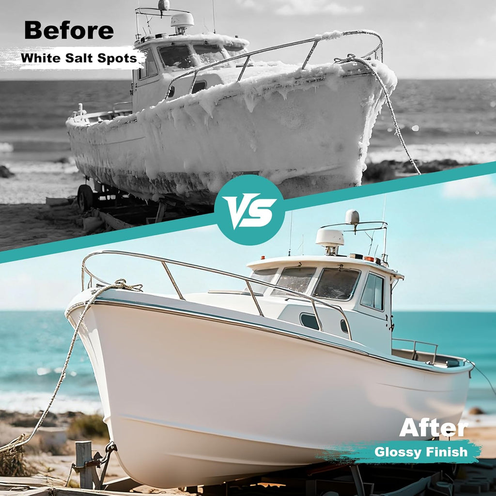 **Salt Remover Flush Kit by [Brand Name] | 500ml High Capacity Bottle - Dual Control Water & Soap Switch - 3 Spray Modes for Boats & Cars**