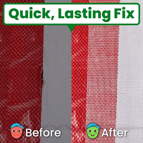 Awning Covers | Waterproof Self-Adhesive Repair Tape Kit for Tents, RVs, Canopies - 3” Clear Mesh