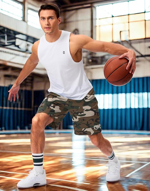 G Gradual Men's Athletic Gym Shorts - Quick Dry Mesh with Zipper Pockets | 5"/7"/10" Sizes for Basketball & Running