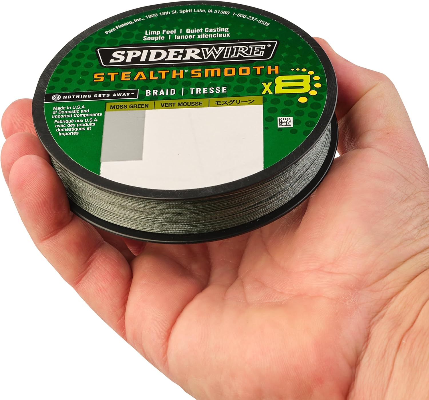 SpiderWire Stealth Braid Fishing Line - High Sensitivity & Strength | 30lb Test, 150 Yards