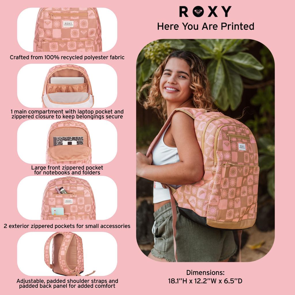 Roxy Here Your Are Medium Backpack - Camel Sunsquare AX