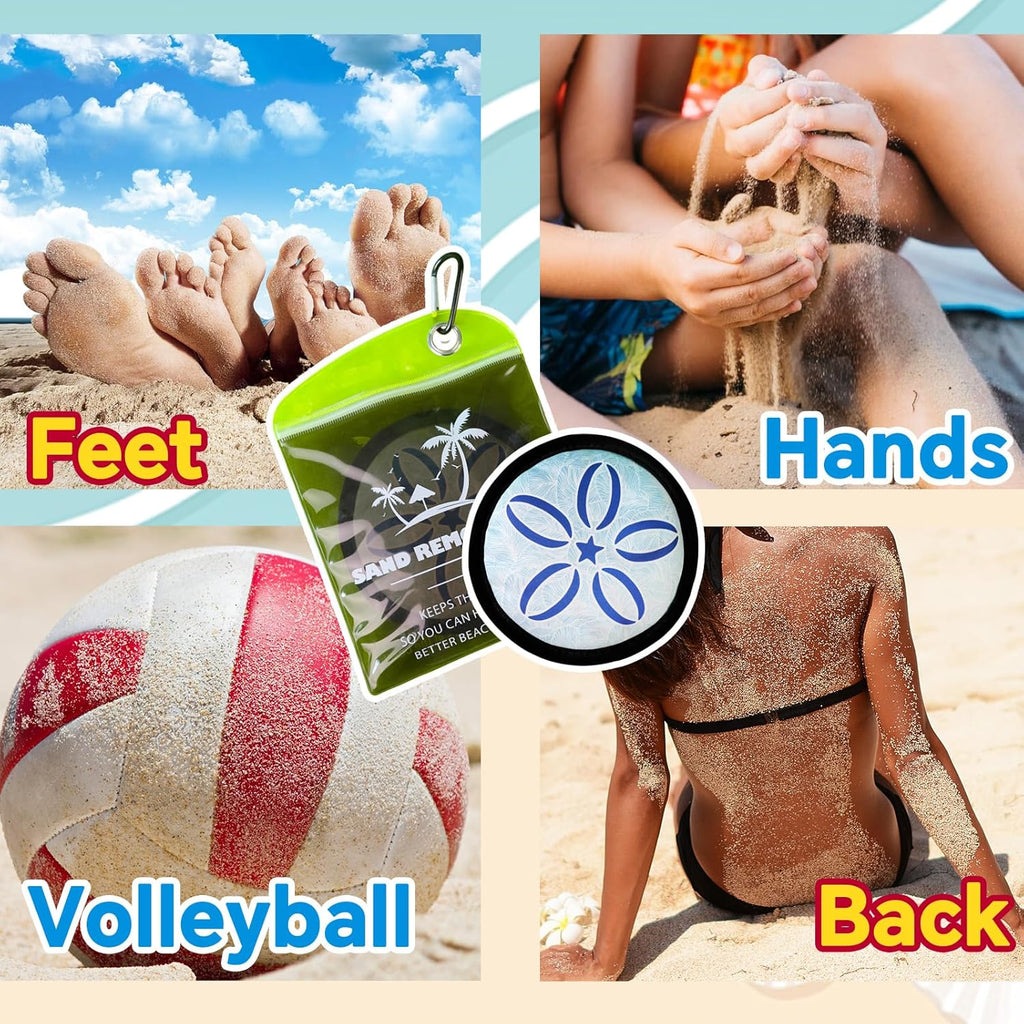 Skiennix Beach Sand Remover - Gentle Instant Sand Removal Bag for Vacation Travel & Cruise Essentials
