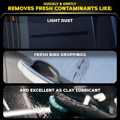 Meguiar's Quik Detailer - Easy Car Spray Detailer for Dust & Smudges | Enhances Shine, 16 Oz