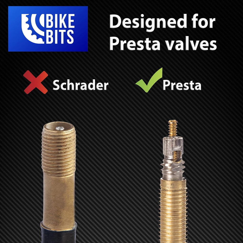 Presta Valve Caps - Anodized Aluminum for Presta/French Valves - Fun Designs: Bullet, Rocket, Hamburger, Pocket Rocket (4 Pack)