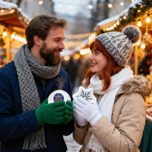 6pcs Christmas Pocket Hand Warmer,Reusable Snap Portable Lasting Heating Hands Heater,Pouch Gel Cute Long Lasting Warmth for Camping,Outdoor Xmas Pattern, for Women Men (RU-KT)