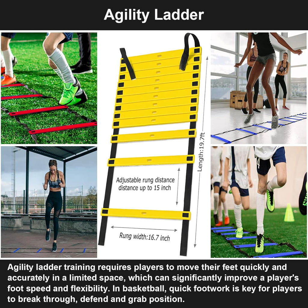 Skiennix Basketball Training Equipment - Agility Footwork Mat for Enhanced Speed & Coordination