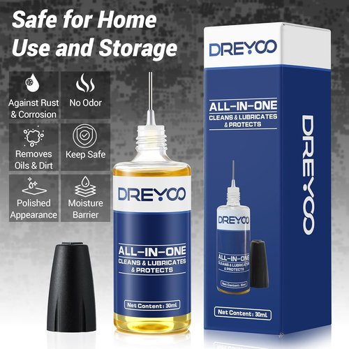 Gun Cleaning Oil by [Brand Name] - Premium Lubricant & Cleaner for Firearm Maintenance | 1 oz Needle Oiler