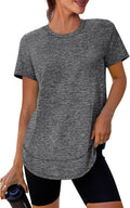 XIEERDUO Women's Quick-Dry Workout Tops - Short Sleeve Shirts for Hiking & Running | S-3XL
