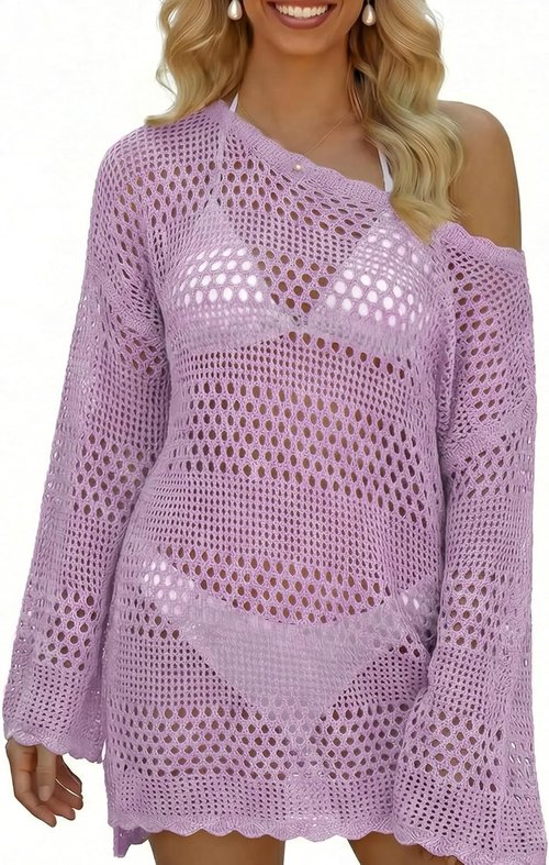 CoCozy Swimsuit Cover-Up - Stylish Crochet Beach Dress for Women | Perfect for Vacation & Poolside Wear