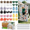 SEKKVY 36-Pack Kids Climbing Holds - Toddler Rock Climbing Toy Set with Hardware for Indoor/Outdoor Climbing Walls