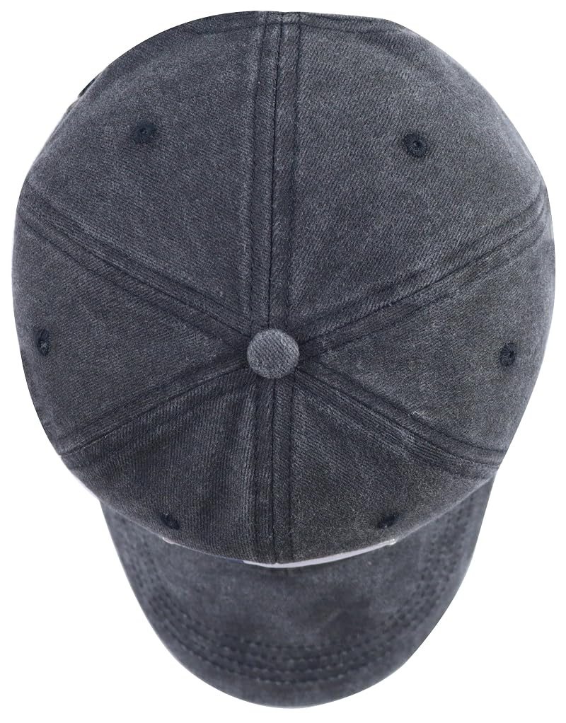 California State Flag Patch Hat – California Bear Baseball Cap, Black, One Size