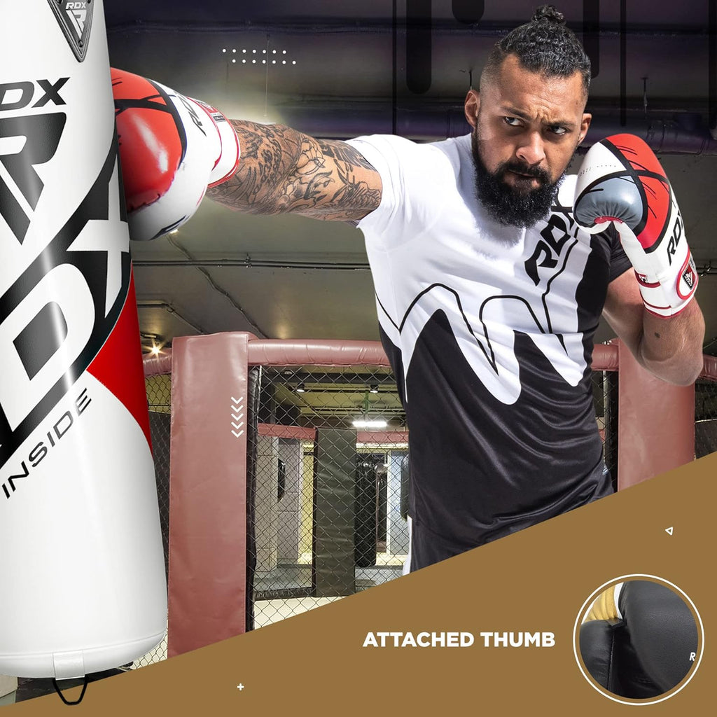 RDX Boxing Gloves - EGO Sparring & Training Mitts | Maya Hide Leather, Ventilated Design, 8-16 oz