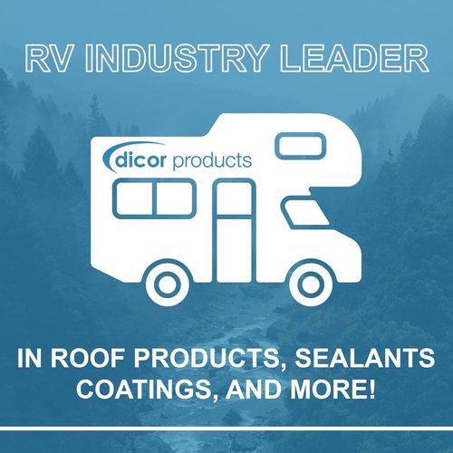 Dicor Butyl Seal Tape - 1/8" x 3/4" x 30' Heavy-Duty Repair Tape for RVs, Trailers, and Windows