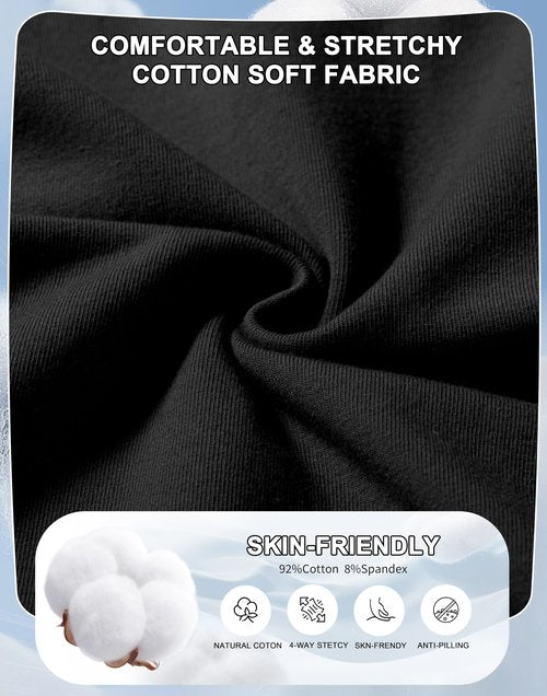 SANTINY 31"/33"/35" Women's Tall Cotton Sweatspants Yoga Lounge Casual Pants Open Bottom Sweat Pants for Women with Pockets（Black_L33_M）