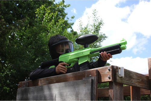 JT Splatmaster 2000ct Paintballs - 50 Caliber with Bright Yellow Fill for Enhanced Visibility