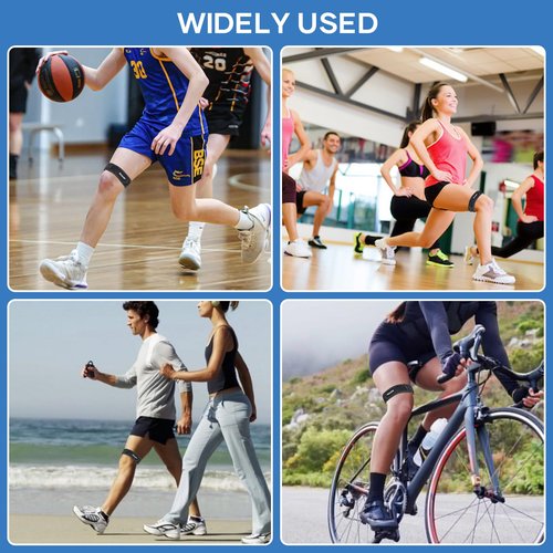 EXVITAL IT Band Straps Iliotibial Band Brace Relieve ITB Syndrome for Men & Women Adjustable Knee Straps Iliotibial Band Compression Wrap for Exercseing 1 Pack