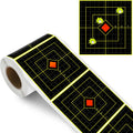 Skiennix Shooting Targets - 100 Pcs Self-Adhesive Splatter Stickers with Fluorescent Yellow Impact Feedback