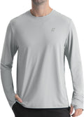 Skiennix Men's UPF 50+ Sun Protection Shirt - Lightweight UV Long Sleeve Swim Rash Guard for Hiking & Fishing