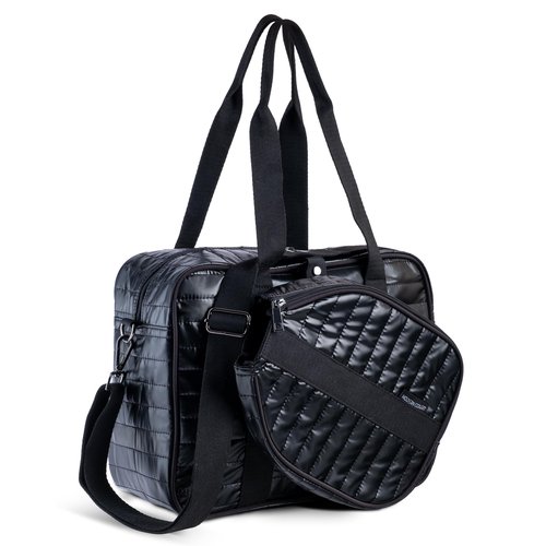 Modern Court Pickleball Bag for Women with Detachable Paddle Case, Fence Hook and Expandable Water Bottle Holder | Specialized Pickleball Tote with Shoulder Strap | Great Gift for Pickleball Lovers