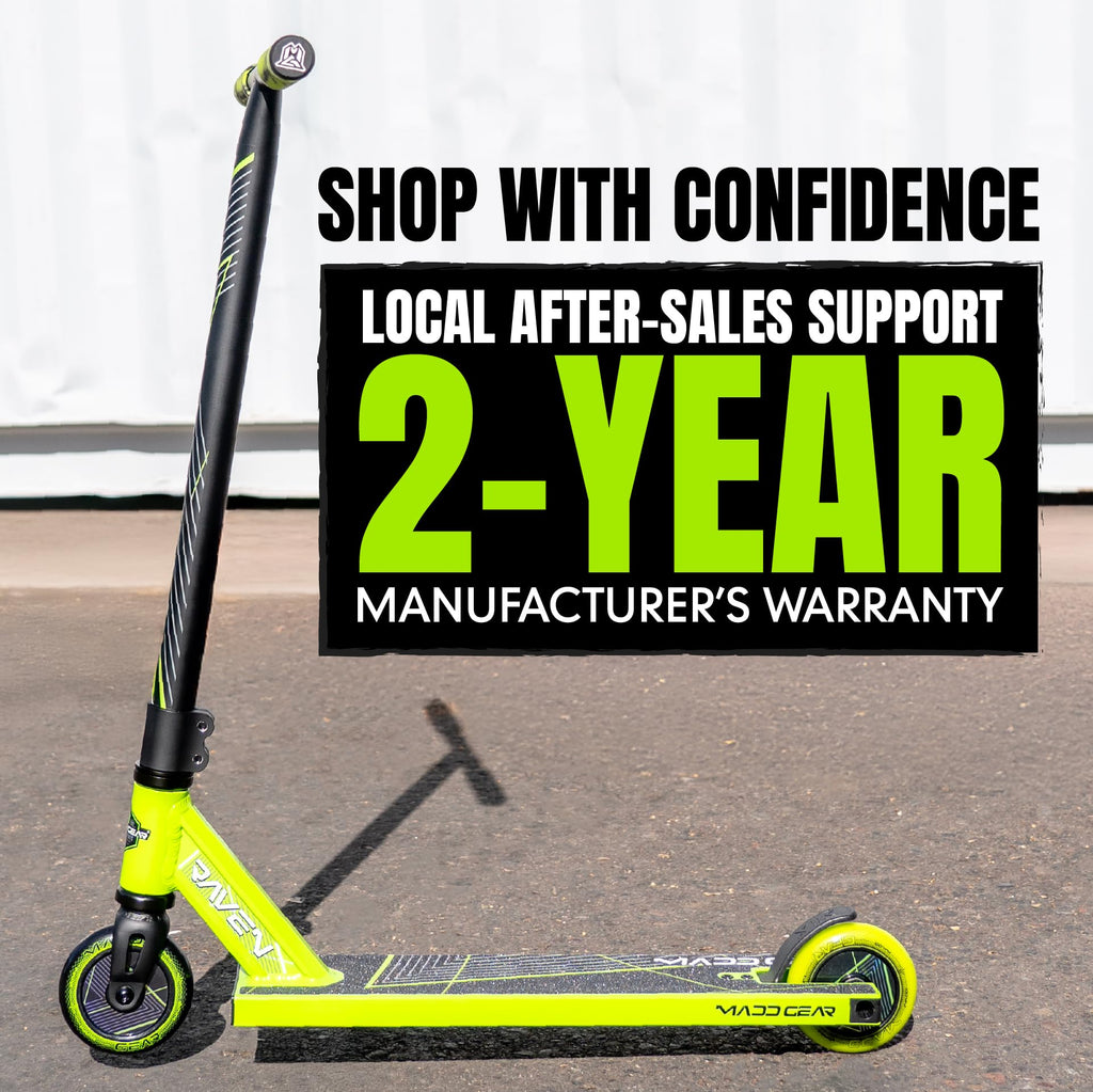 Pro Stunt Scooter - Lightweight Durable Trick Scooter for Skatepark and Street – Easy Assembly – Madd Gear MG1