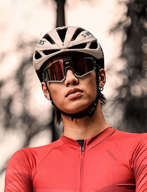 LAMEDA Polarized Sports Sunglasses for Men Women, High Definition UV Protection Cycling Glasses for Biking Fishing Running
