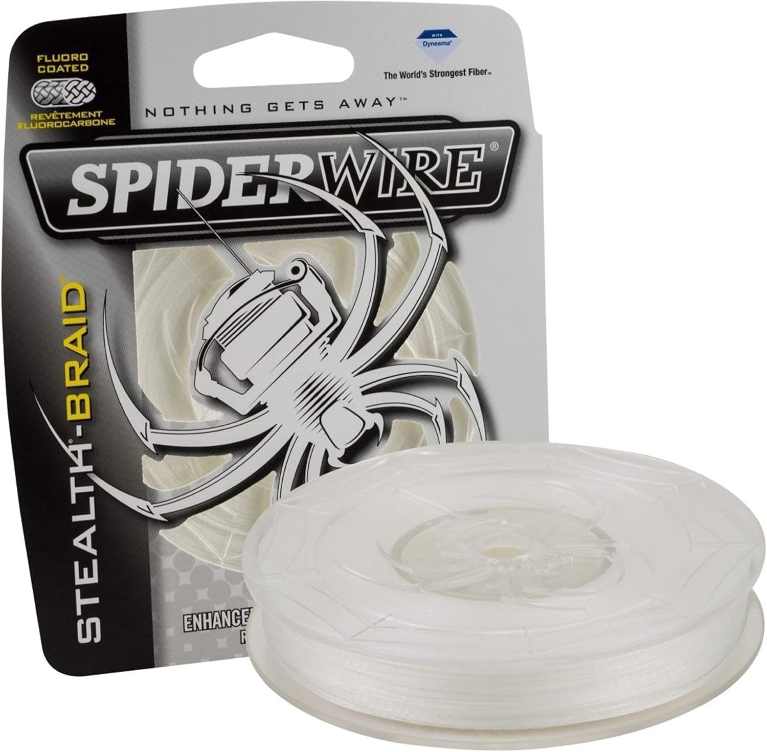 SpiderWire Stealth® Translucent Braided Fishing Line - 50lb | 125yd | Ideal for Saltwater & Freshwater Fishing