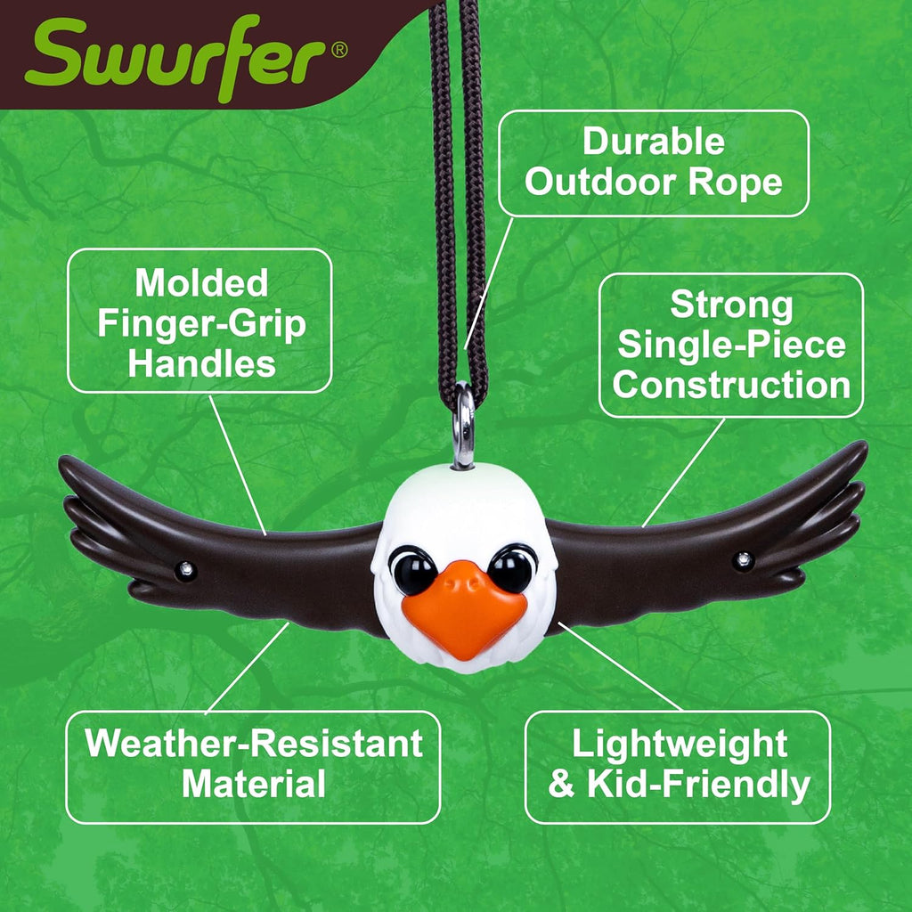Swurfer Ninja Twister Swing Set - 360° Spin Toy for Kids | Durable Backyard Play, Easy Install, Up to 300lbs