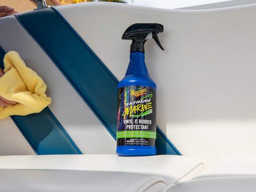 Meguiar's Extreme Marine Vinyl & Rubber Protectant - 32 Oz UV Spray for Boats & RVs | Prevent Fading & Drying